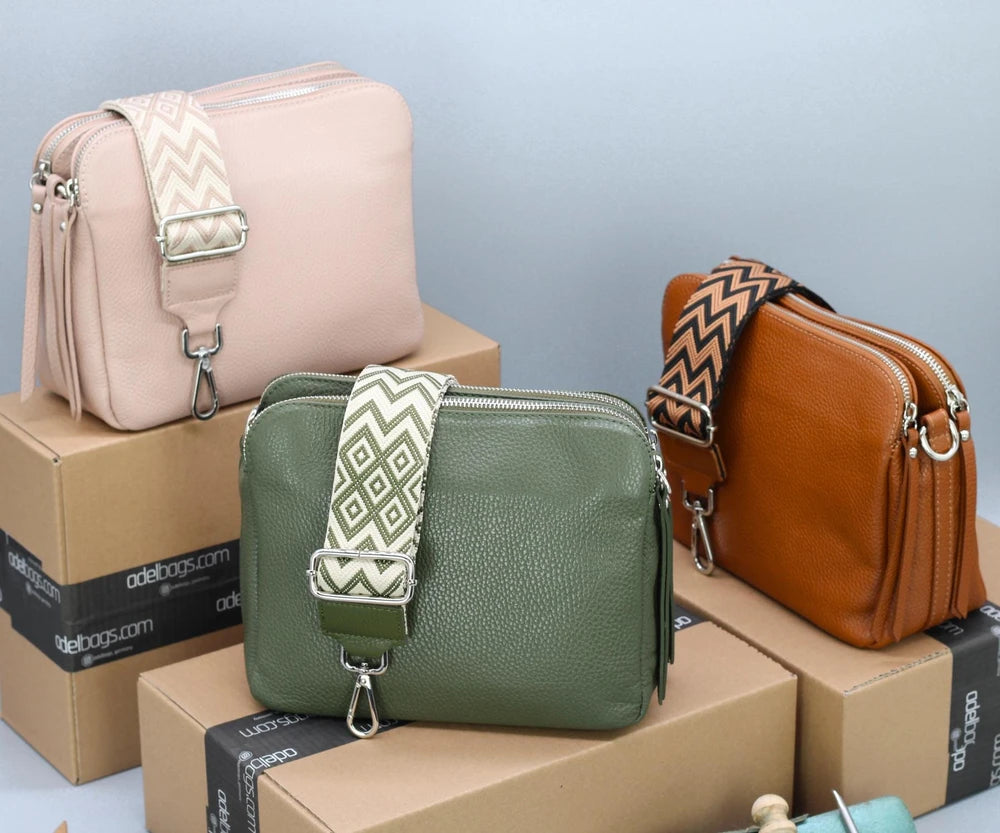 Handmade Leather Crossbody Bag
