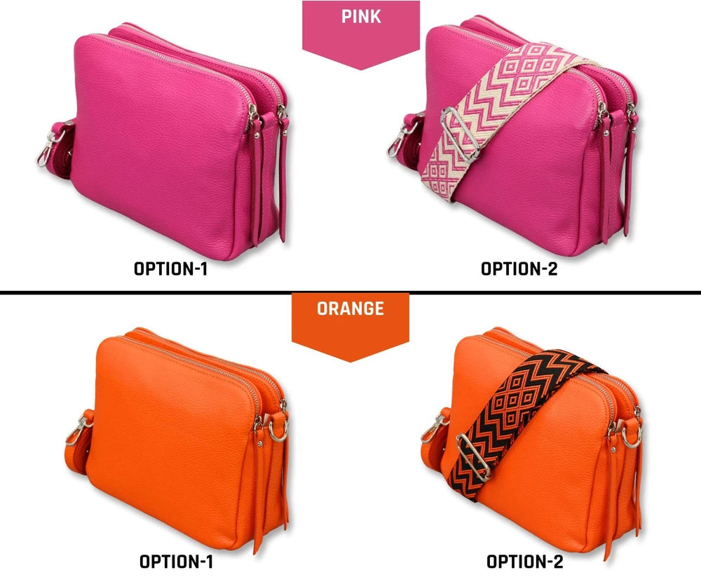 Handmade Leather Crossbody Bag