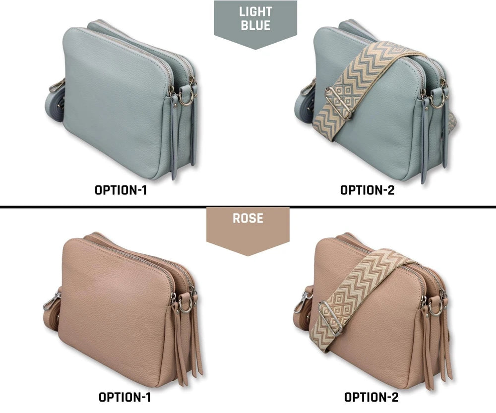 Handmade Leather Crossbody Bag
