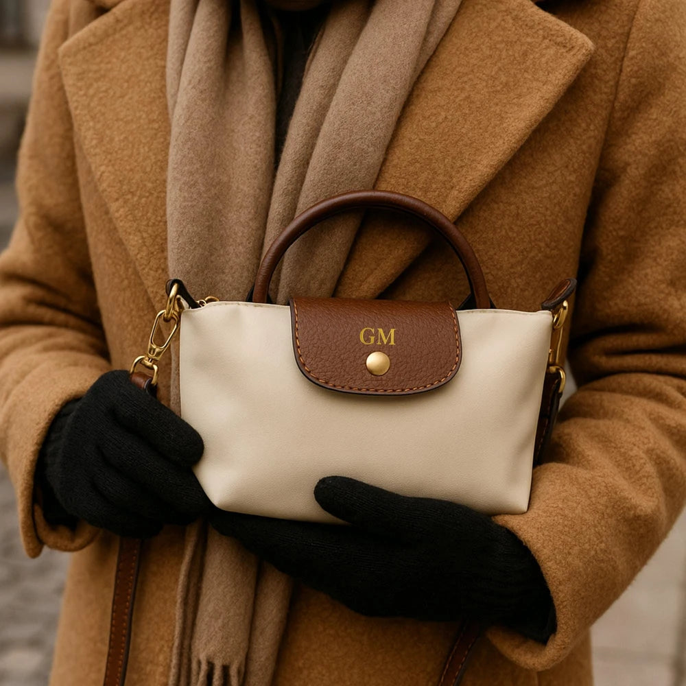 Personalized Nylon Crossbody Tote