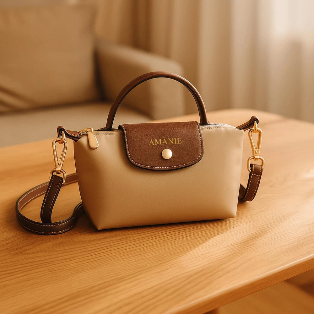 Personalized Nylon Crossbody Tote