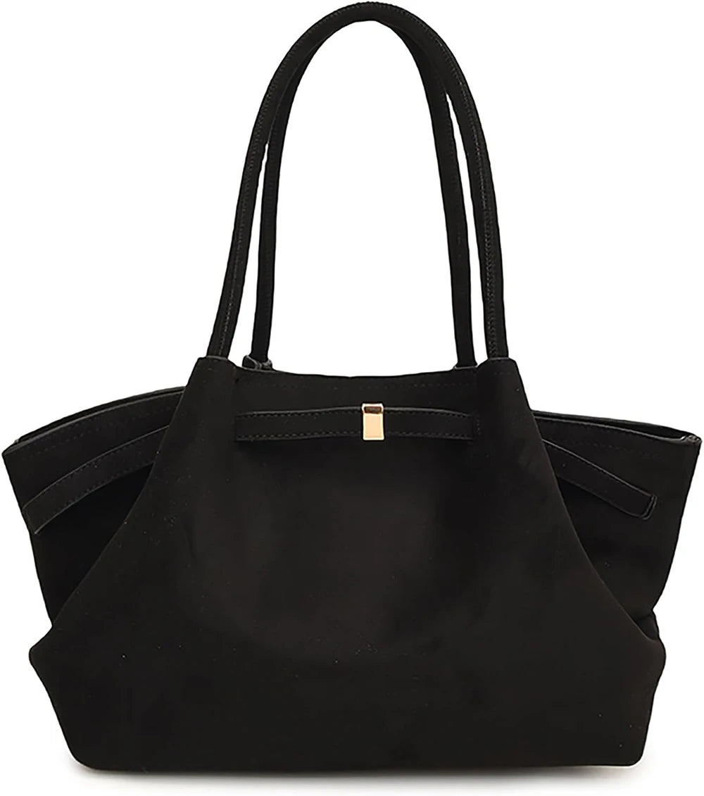 Slouchy Suede Tote Bag