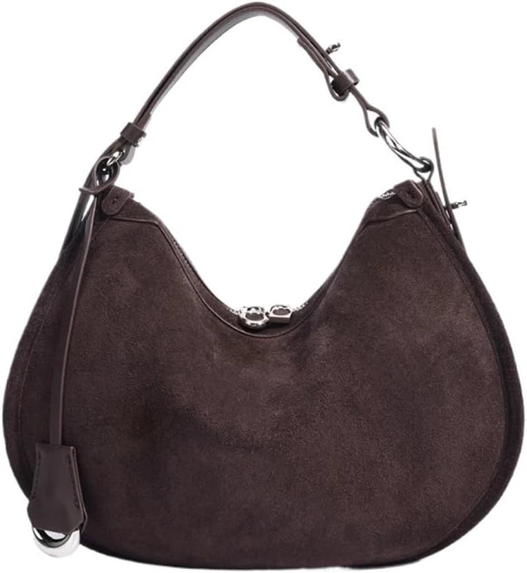 Suede Hobo Bag