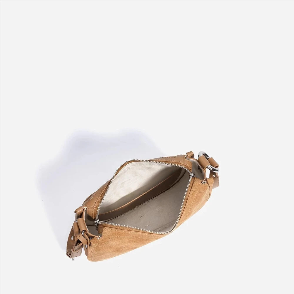Suede Hobo Bag