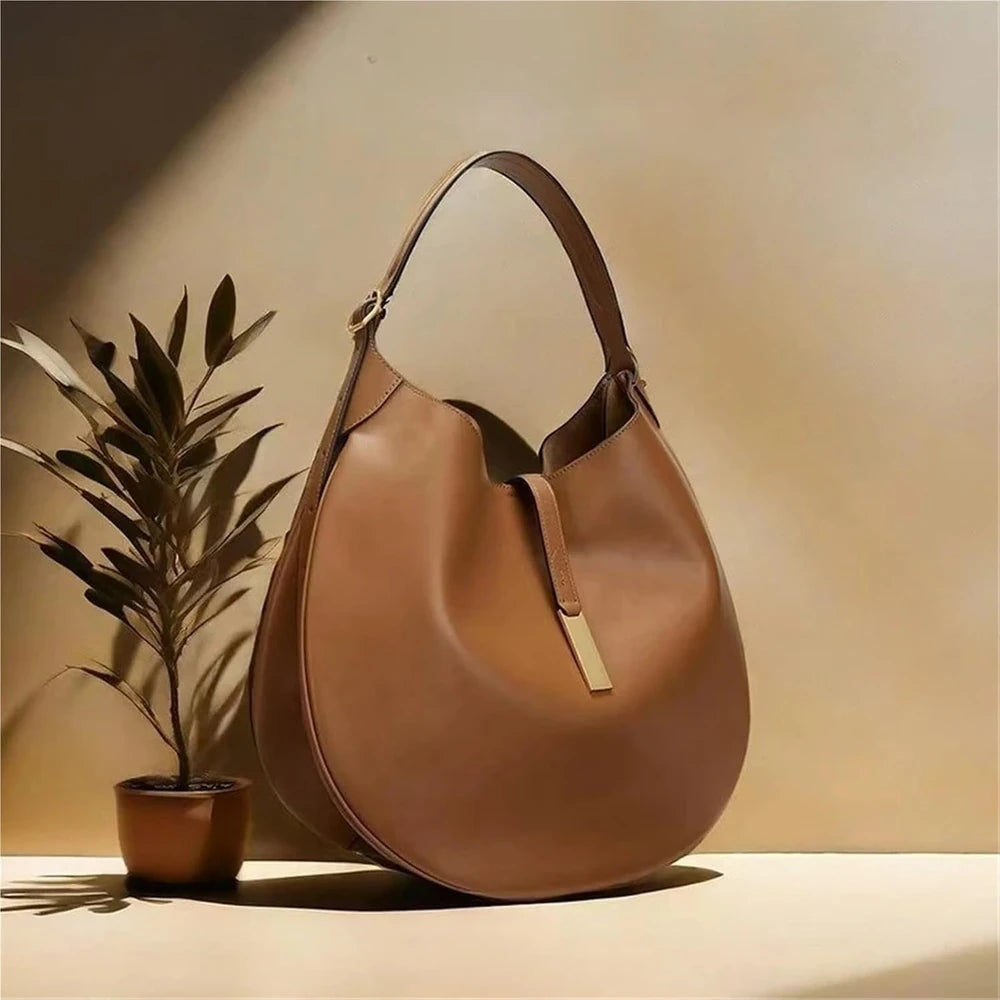 Suede Dumpling Shoulder Bag
