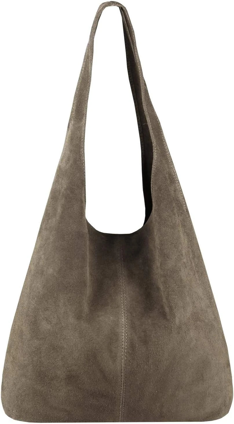 Metallic Leather Shopper Bag