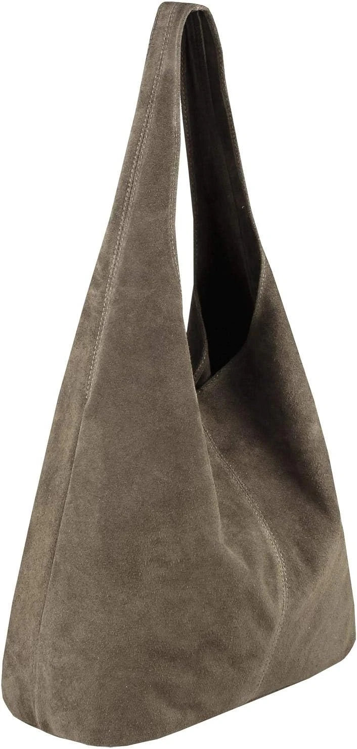 Metallic Leather Shopper Bag