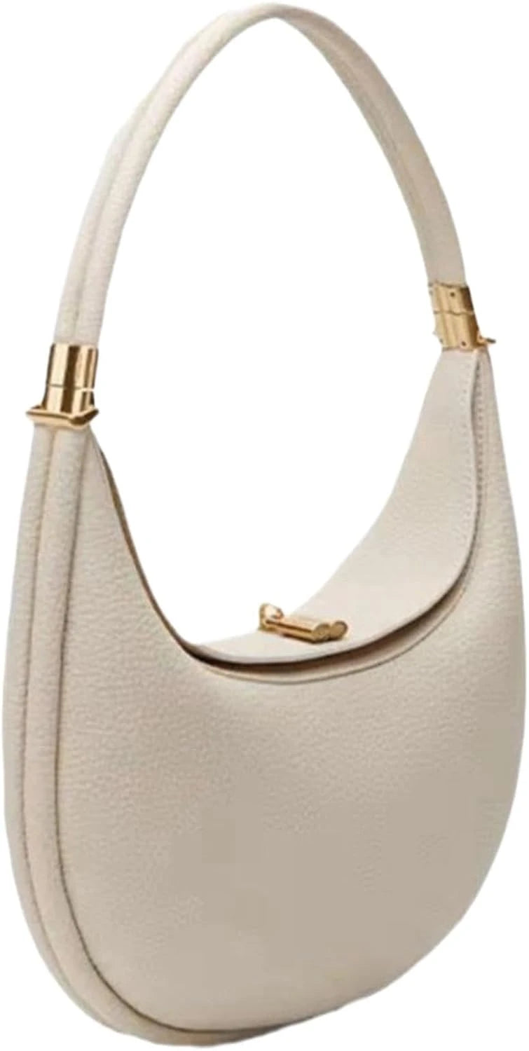 Leather Half Moon Sling Bag